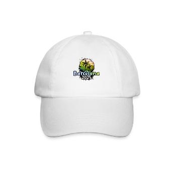 Barcelona 2025 Holiday Palms - Baseball Cap - white/white - Front