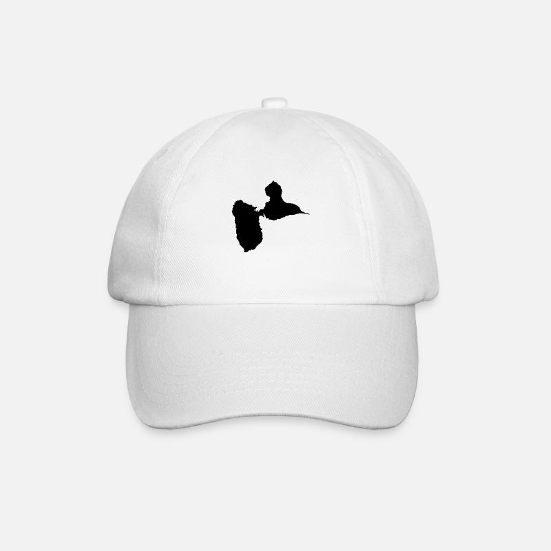 Guadeloupe - Casquette classique - blanc/blanc
