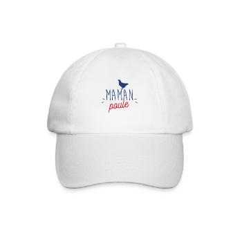 Maman poule - Casquette classique - blanc/blanc - Devant