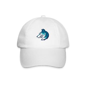 wolf - Baseball Cap - white/white - Front