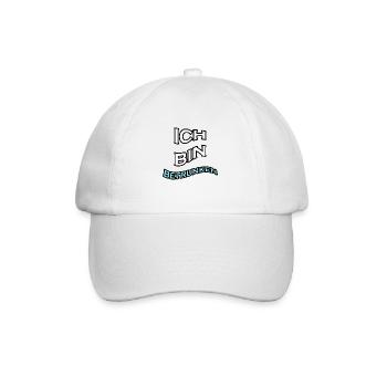 Ich bin betrunken - Baseballkappe - Weiß/Weiß - Vorne