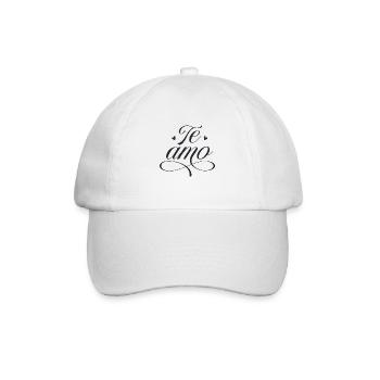 Te amo - Baseball Cap - white/white - Front
