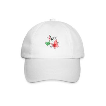 Papillon de Palestine - Casquette classique - blanc/blanc - Devant