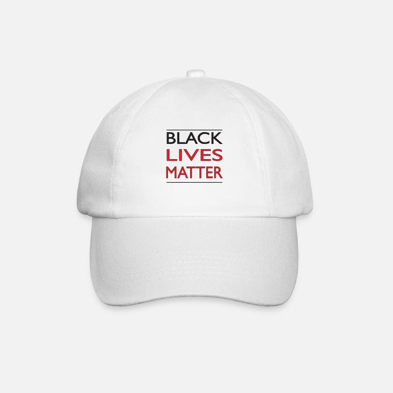 black lives matter - Casquette classique - blanc/blanc