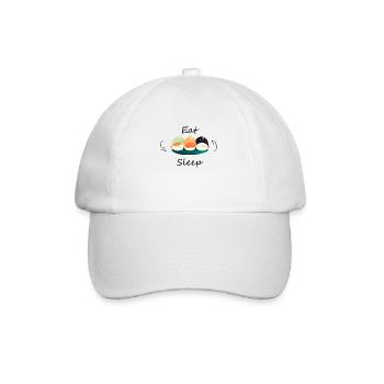 Sushi anime kawaii Japan - Baseball Cap - white/white - Front