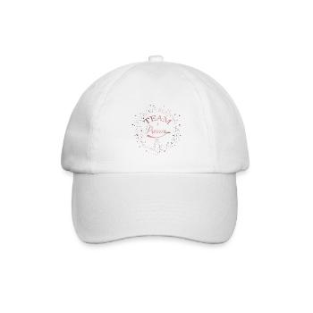 team_prosecco_rose - Baseballkappe - Weiß/Weiß - Vorne