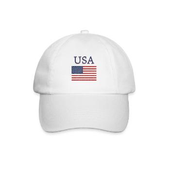 Drapeau des États-Unis - Casquette classique - blanc/blanc - Devant