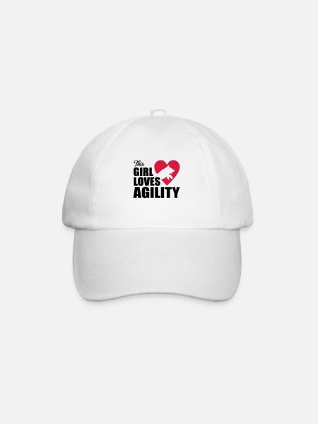 Agility - Baseball Cap - white/white