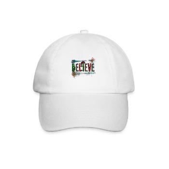 Glauben - Baseballkappe - Weiß/Weiß - Vorne