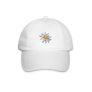 Edelweiß - Baseballkappe - Weiß/Weiß - Vorne
