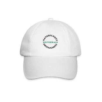naturschutz westerwald - Baseballkappe - Weiß/Weiß - Vorne