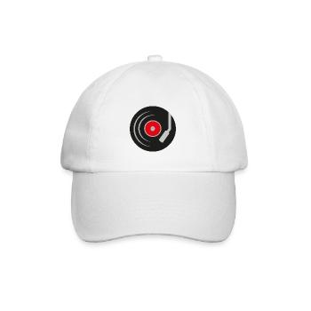 record - Baseball Cap - white/white - Front