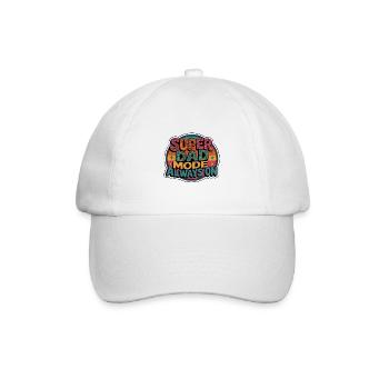 Super Dad Mode Super Dad Mode Always On - Baseball Cap - white/white - Front