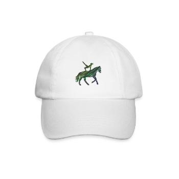 Cheval de voltige - voltige cadeau Volti - Casquette classique - blanc/blanc - Devant