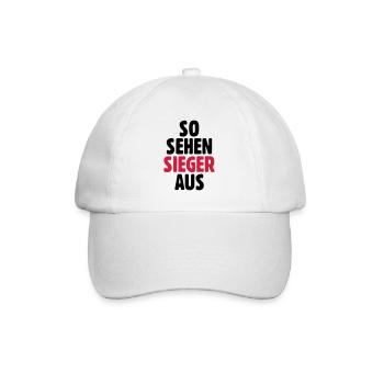 What winners look like - Baseball Cap - white/white - Front