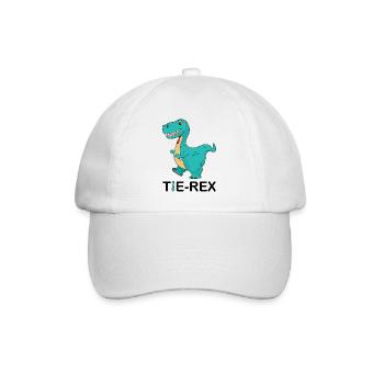 Tie Rex - Baseballkappe - Weiß/Weiß - Vorne