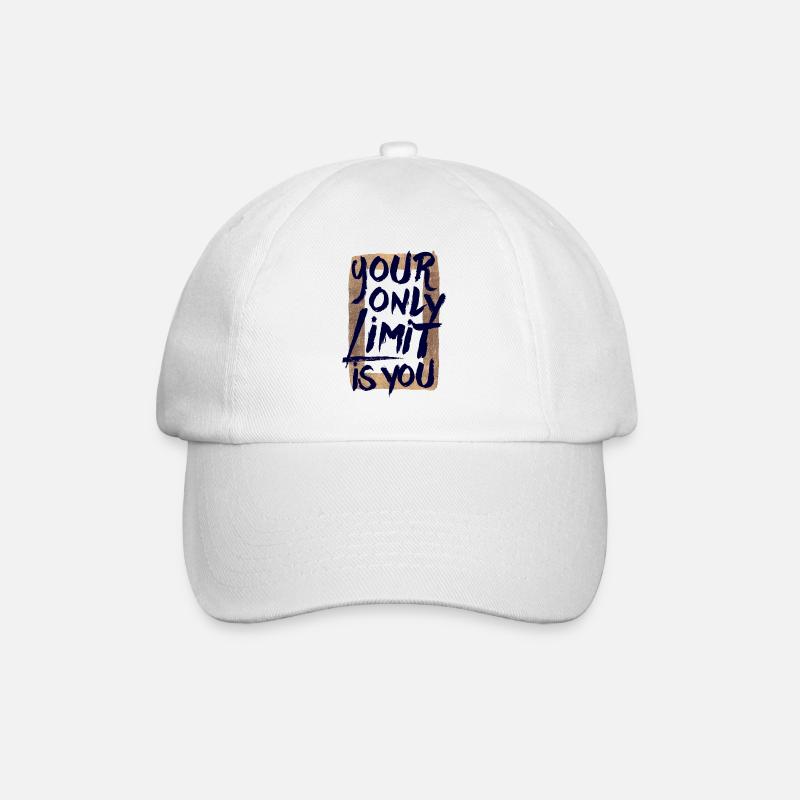 Your only limit is you - Casquette classique - blanc/blanc