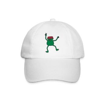 funky_frog - Casquette classique - blanc/blanc - Devant