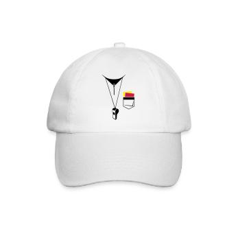 Referee - Football - Map and whistle - Baseball Cap - white/white - Front