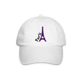 paris voyage - Casquette classique - blanc/blanc - Devant
