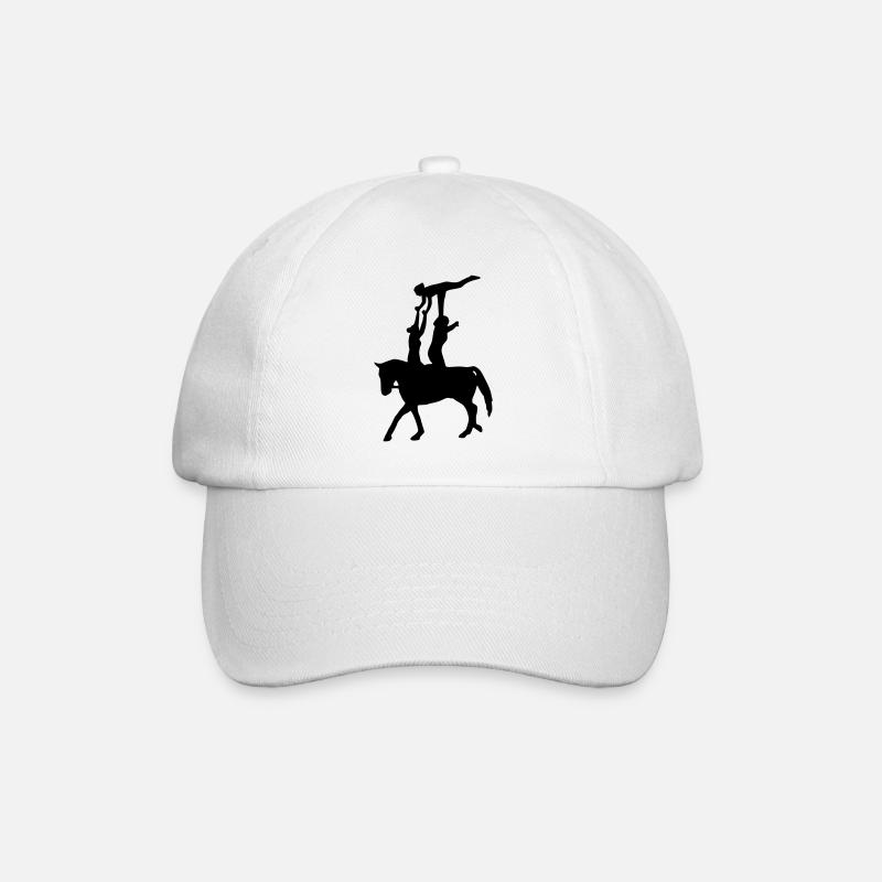 Voltigieren Gruppe Kür - Baseballkappe - Weiß/Weiß