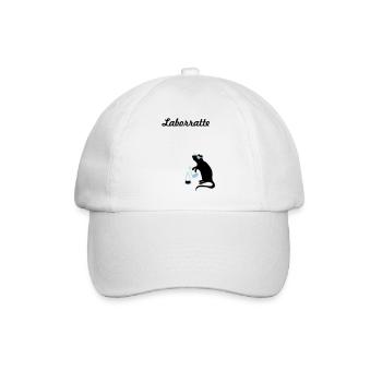 rat de laboratoire - Casquette classique - blanc/blanc - Devant