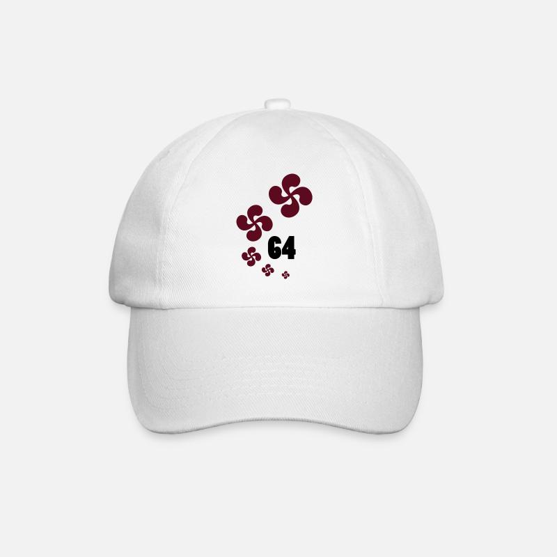 Euskal Herria 64 - Casquette classique - blanc/blanc