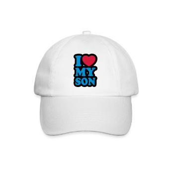 I love my son - Baseball Cap - white/white - Front