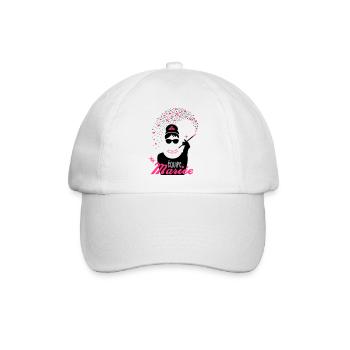équipe de la mariée - mariée - evjf - tiffany - Casquette classique - blanc/blanc - Devant