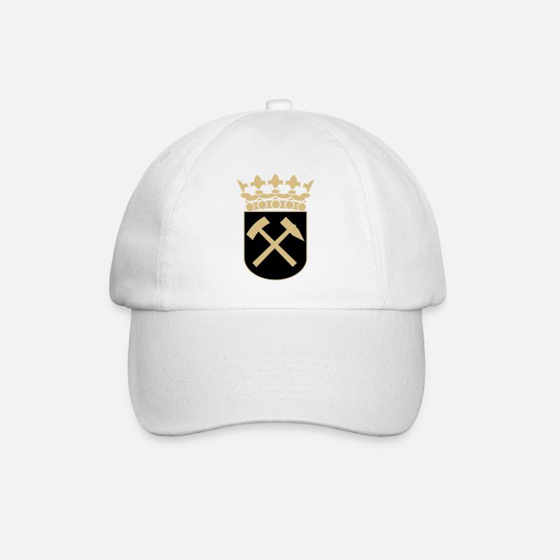 Ruhrpott Wappen klein - Baseballkappe - Weiß/Weiß