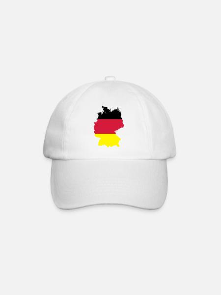 Germany - Baseball Cap - white/white