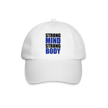 Strong - Baseballkappe - Weiß/Weiß - Vorne