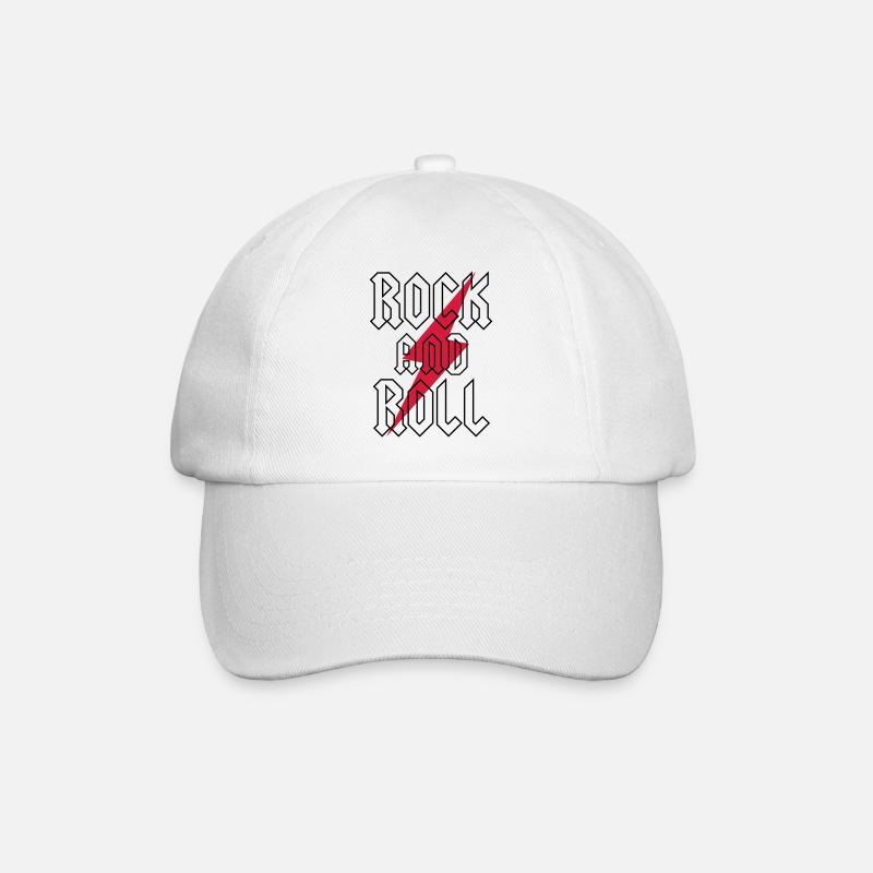 Rock And Roll - Casquette classique - blanc/blanc