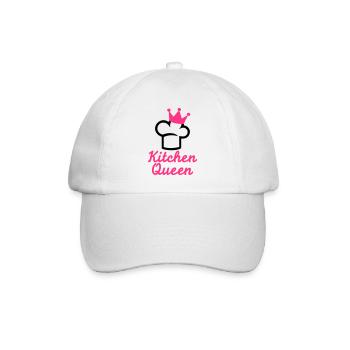 Kitchen Queen - Baseball Cap - white/white - Front