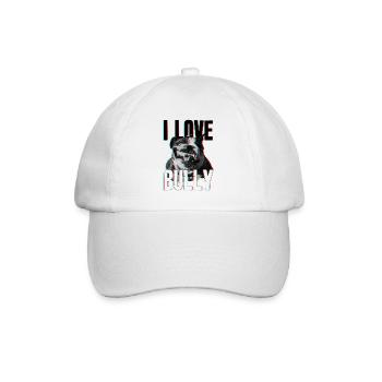 Bulldog - Bully - Dogue Allemand (look rétro) - Casquette classique - blanc/blanc - Devant