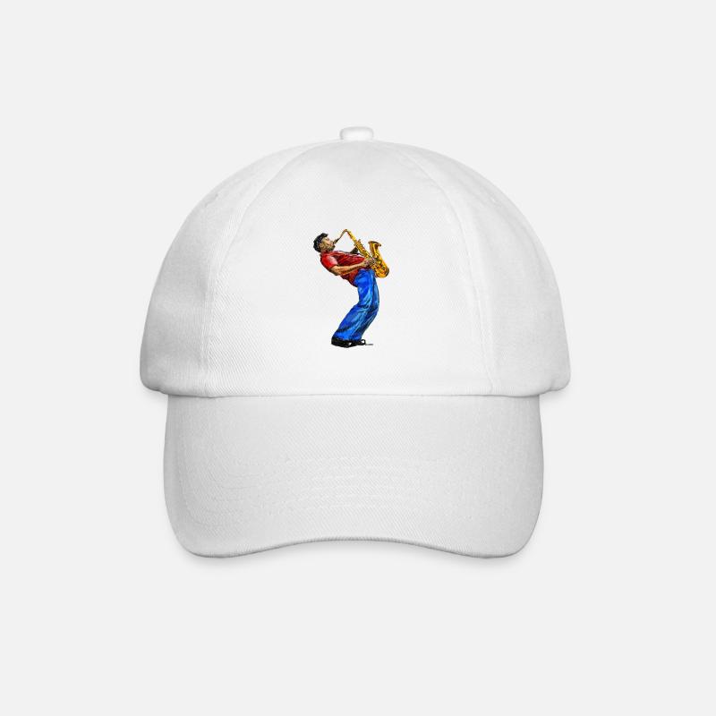 Saksofonist - Casquette classique - blanc/blanc