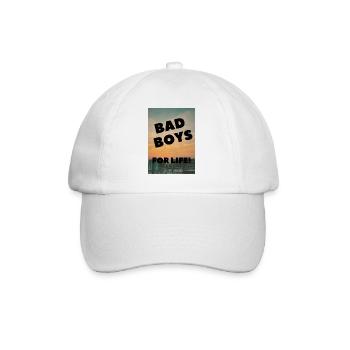 Bad Boys, for life - Baseball Cap - white/white - Front