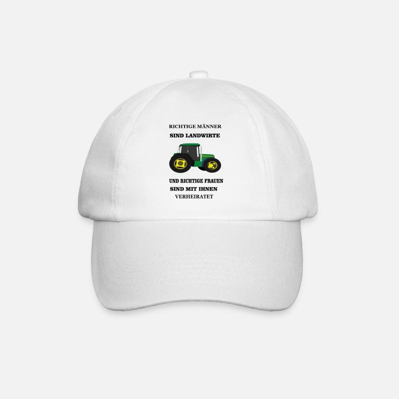 landwirte - Baseballkappe - Weiß/Weiß
