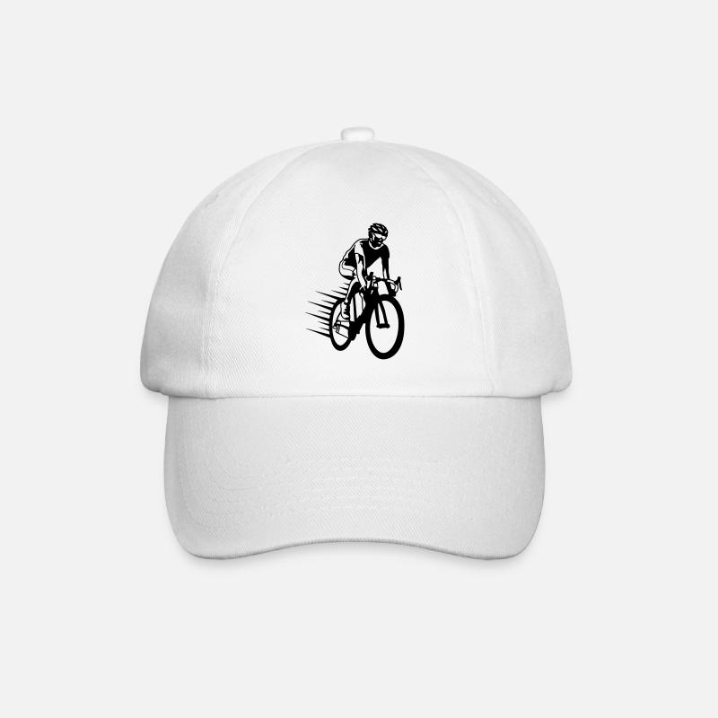 radsport - Baseballkappe - Weiß/Weiß