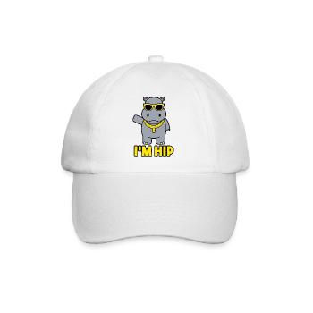 I'M HIP - Baseballkappe - Weiß/Weiß - Vorne