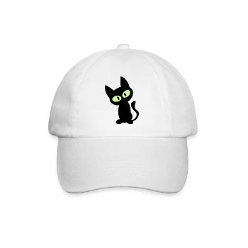 t-shirt gueule de bois noir maintenant sur le masque facial - Casquette classique - blanc/blanc - Devant