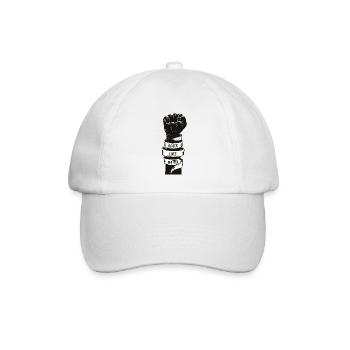 black lives matter - Baseball Cap - white/white - Front