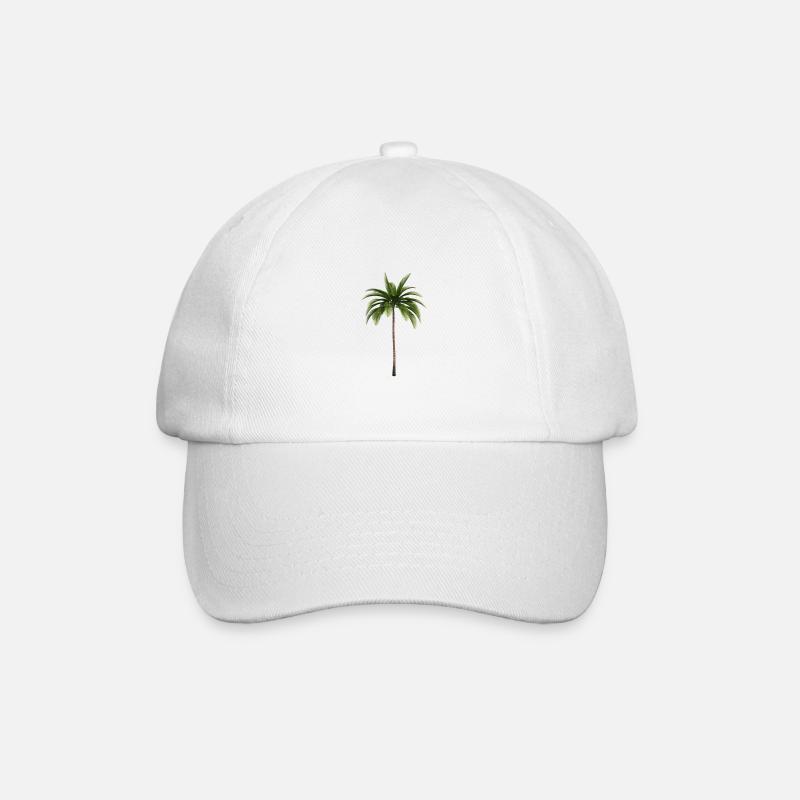 palmier - Casquette classique - blanc/blanc