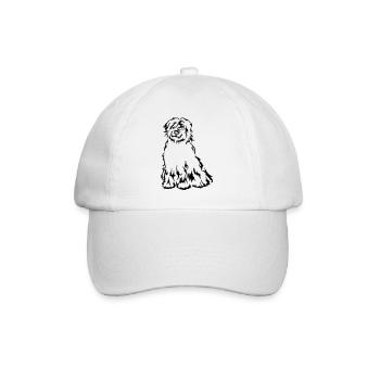 Bergamask Shepherd Dog - Baseball Cap - white/white - Front