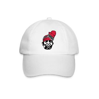 Alifuru Face - Baseball Cap - white/white - Front