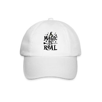 Magic Is Real - Baseball Cap - white/white - Front