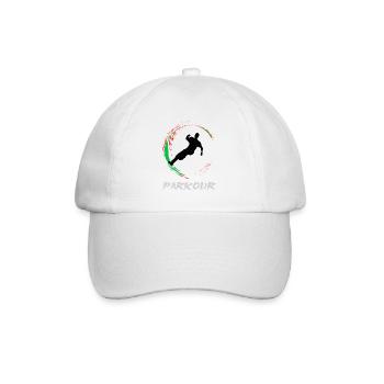 Parkour - Baseball Cap - white/white - Front
