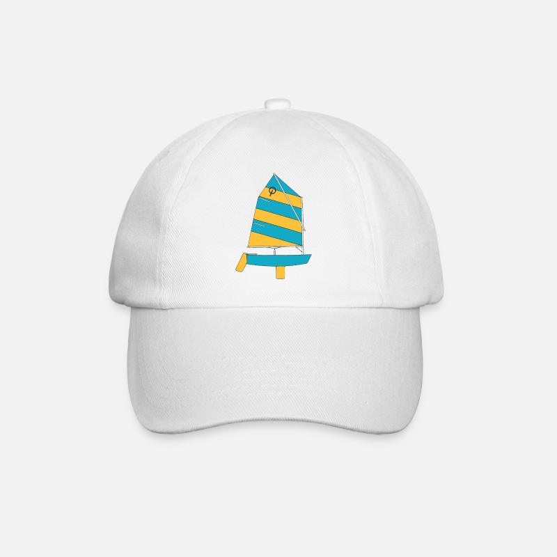 Optimist - Baseball Cap - white/white