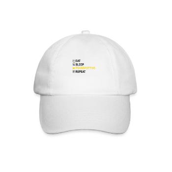 Trainspotter Train Trains Train Trainspotting Gift - Baseball Cap - white/white - Front