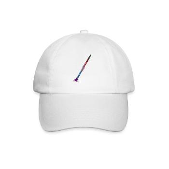 clarinette #clarinette #musique - Casquette classique - blanc/blanc - Devant